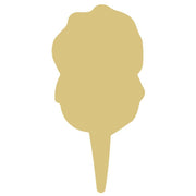 Basic Shape Cotten Candy MDF Cutout Dessert Silhouette - Unfinished For DIY