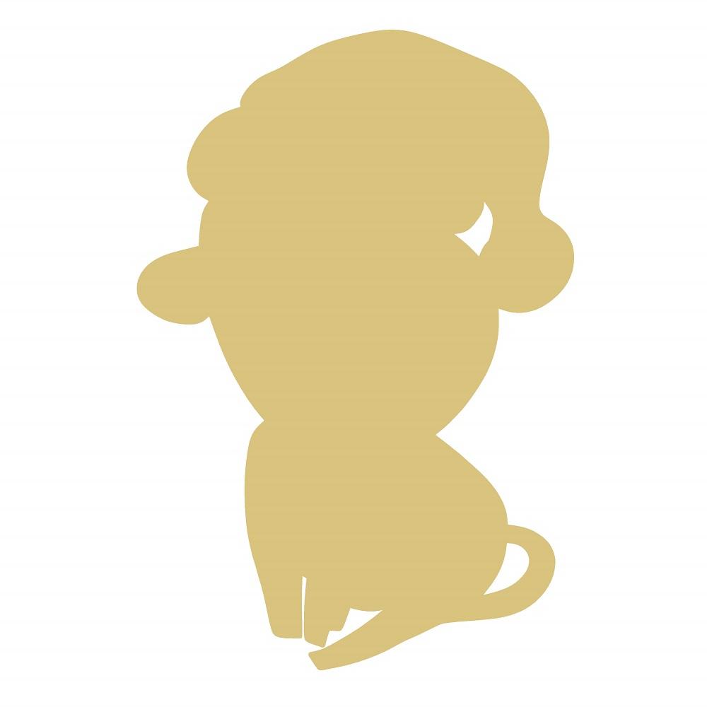 Basic Shape Cow MDF Cutout Farm Animal Silhouette - Unfinished For DIY