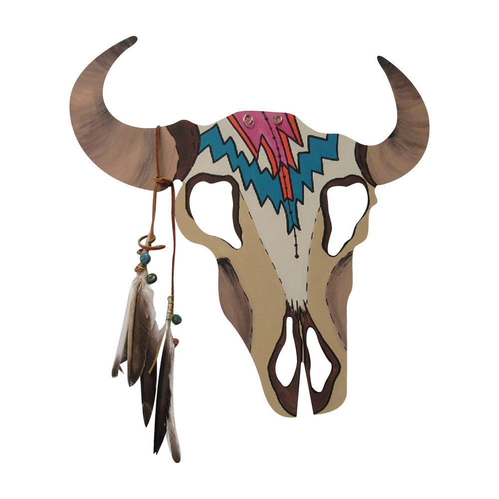 Basic Shape Cow Skull MDF Cutout Cow Skull Silhouette - Unfinished For DIY