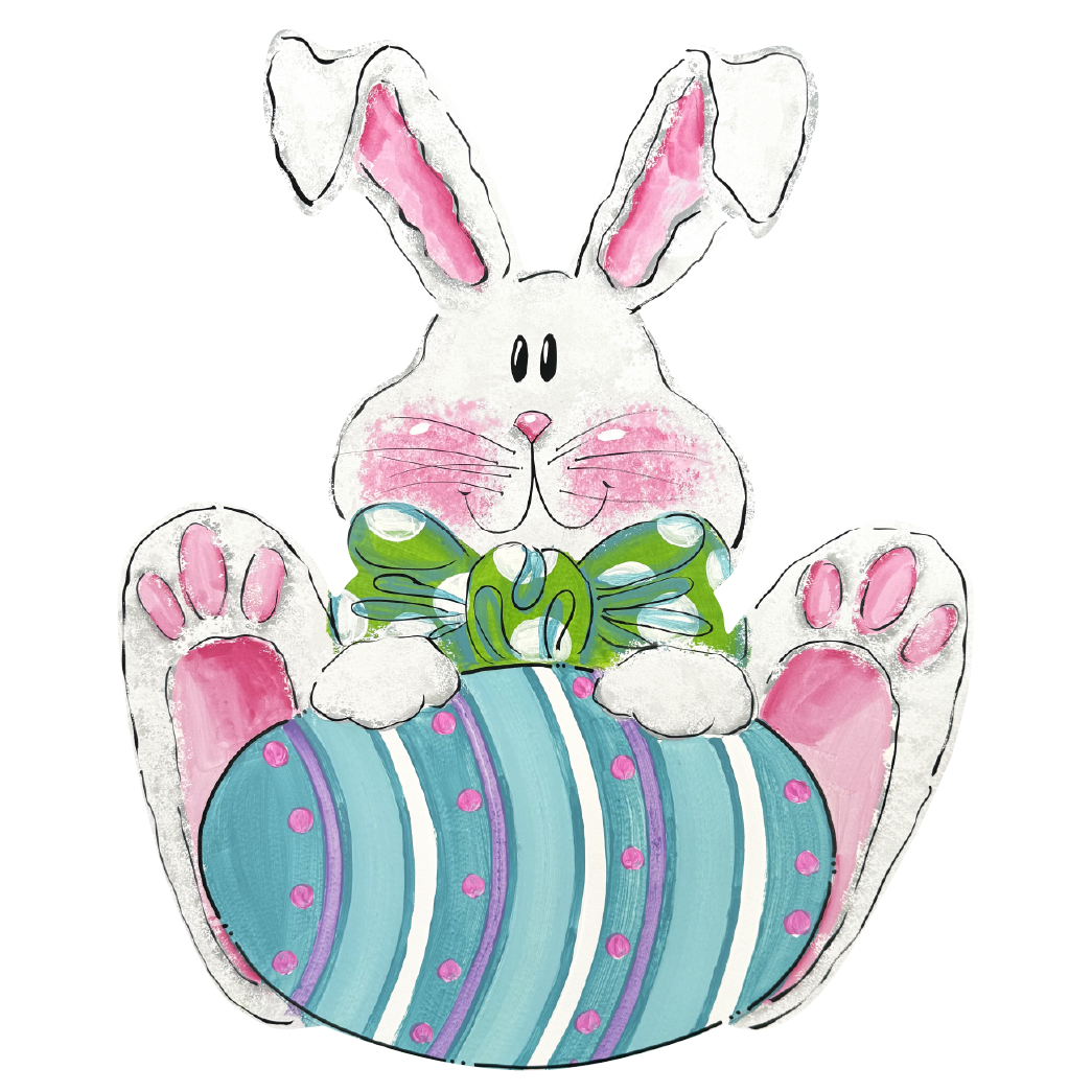 CINDY'S EASTER RABBIT WITH EGG