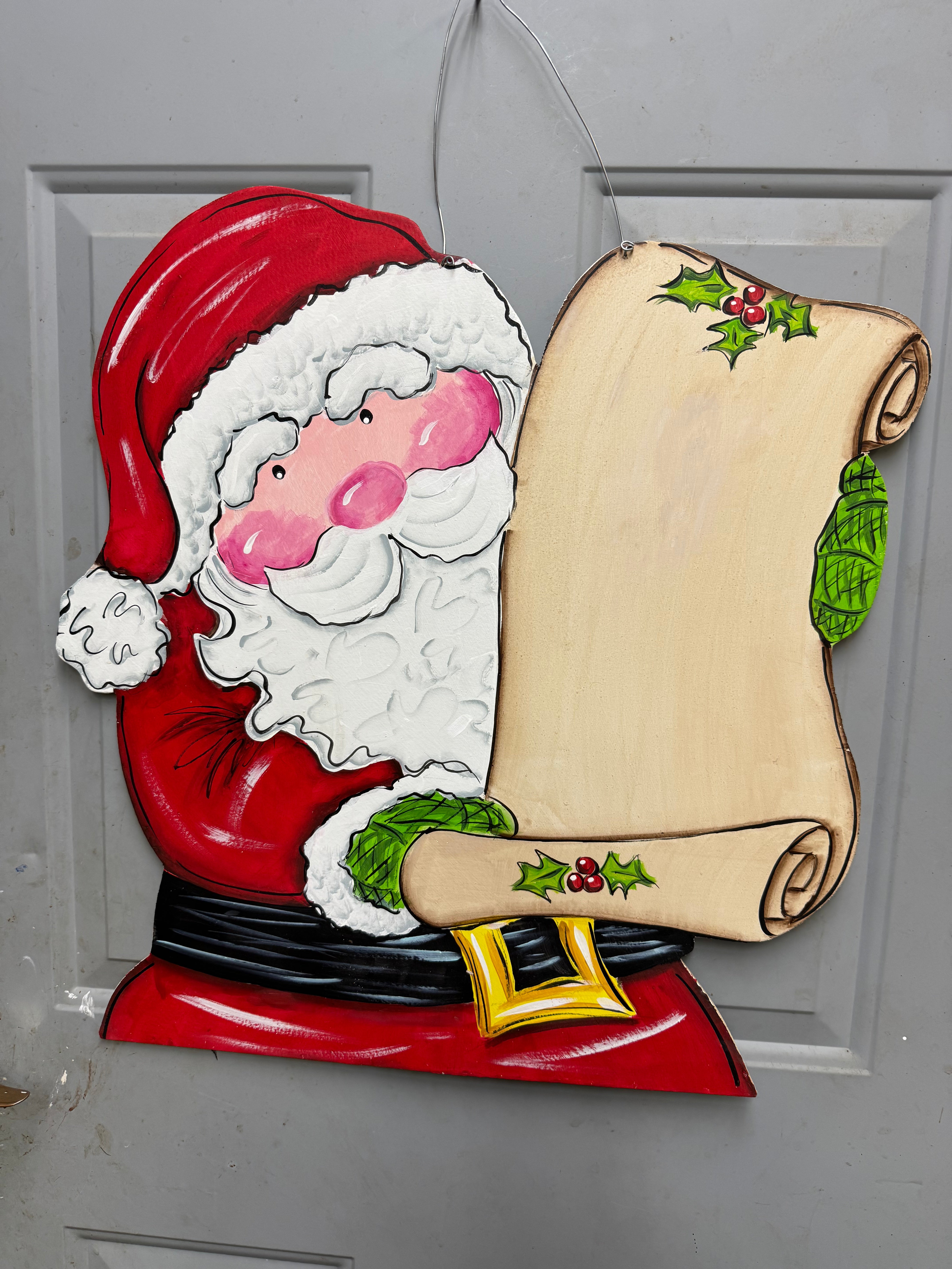 CINDY'S SANTA WITH LIST