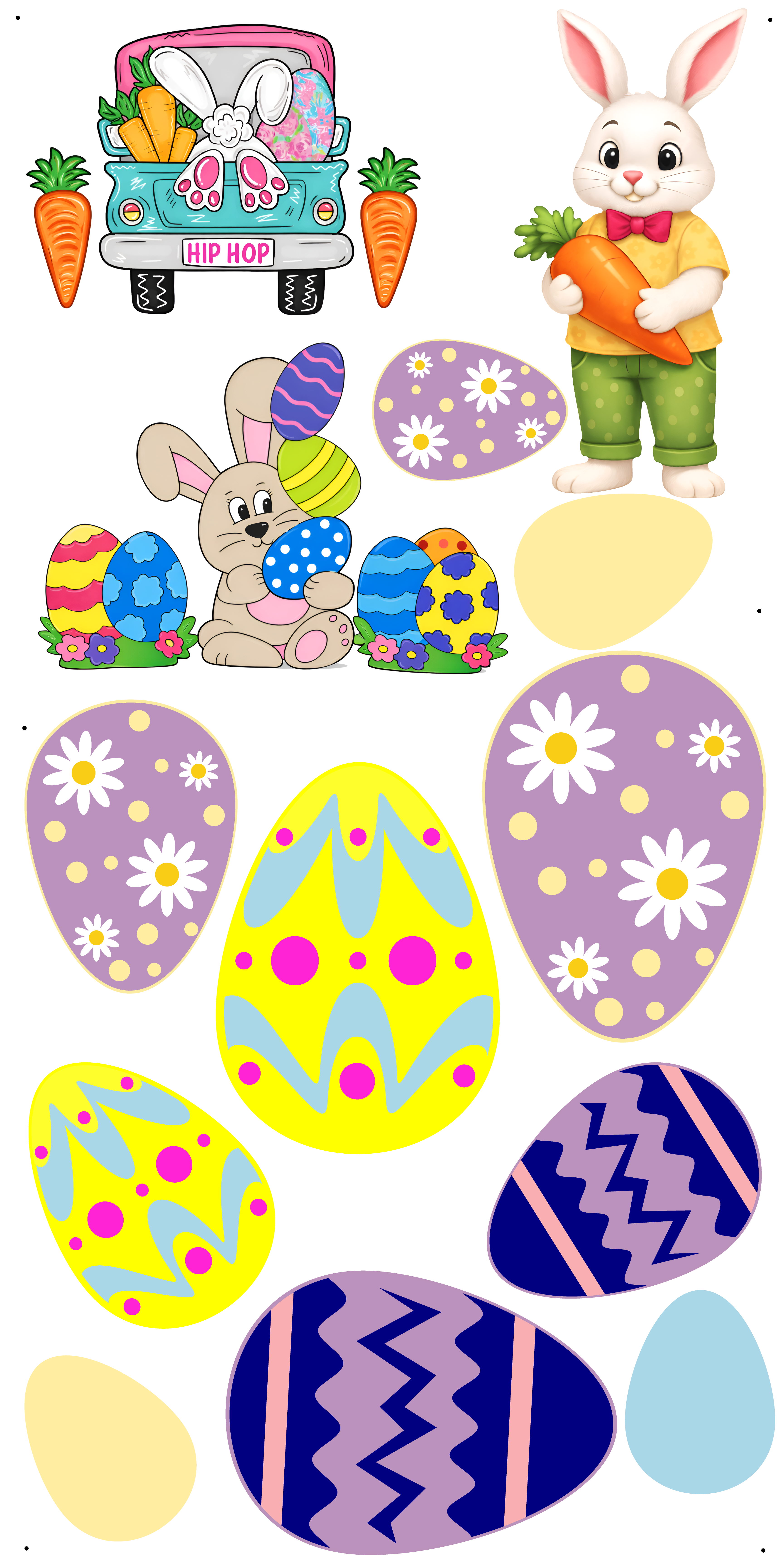 EASTER COROPLAST YARD DECOR