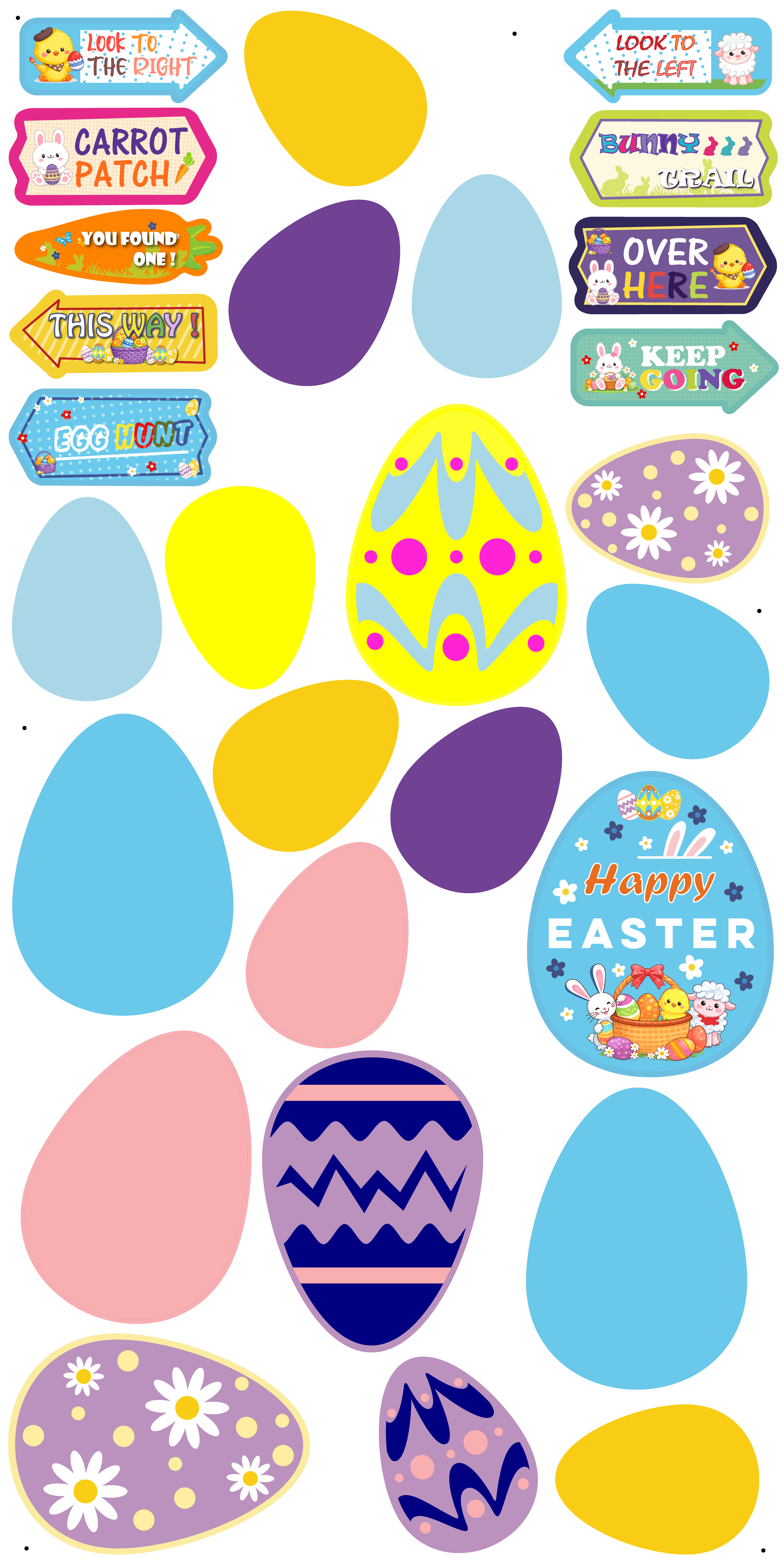 EASTER COROPLAST YARD DECOR