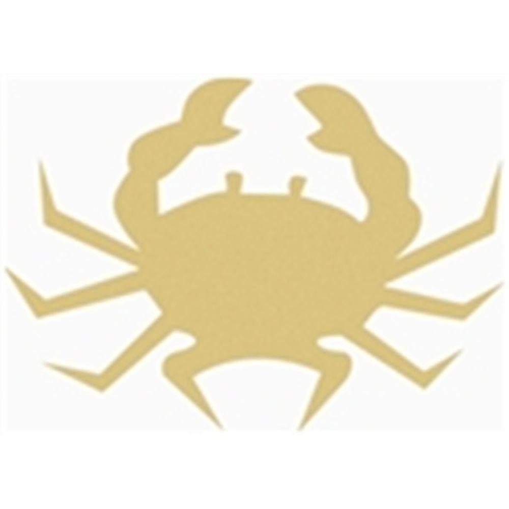 Basic Shape Crab MDF Cutout Crab Silhouette Style 1 - Unfinished For DIY