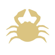 Basic Shape Crab MDF Cutout Silhouette - Unfinished For DIY