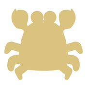 Basic Shape Crab MDF Cutout Crab Silhouette Style 7 - Unfinished For DIY