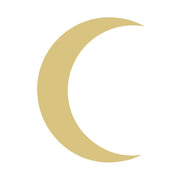 Basic Shape Crescent Moon MDF Cutout Silhouette - Unfinished For DIY