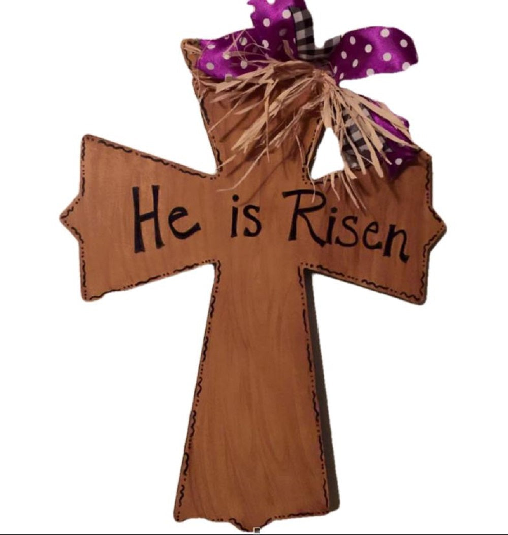 Basic Shape Cross MDF Cutout Cross Silhouette Style 11 - Unfinished For DIY