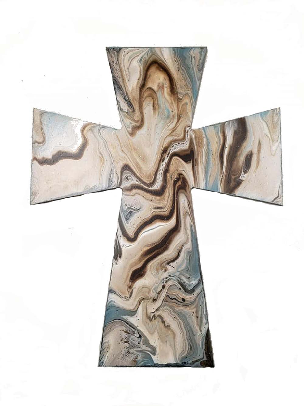 Basic Shape Cross MDF Cutout Silhouette Style 3 - Unfinished For DIY