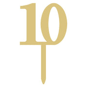 #10 Cake Topper