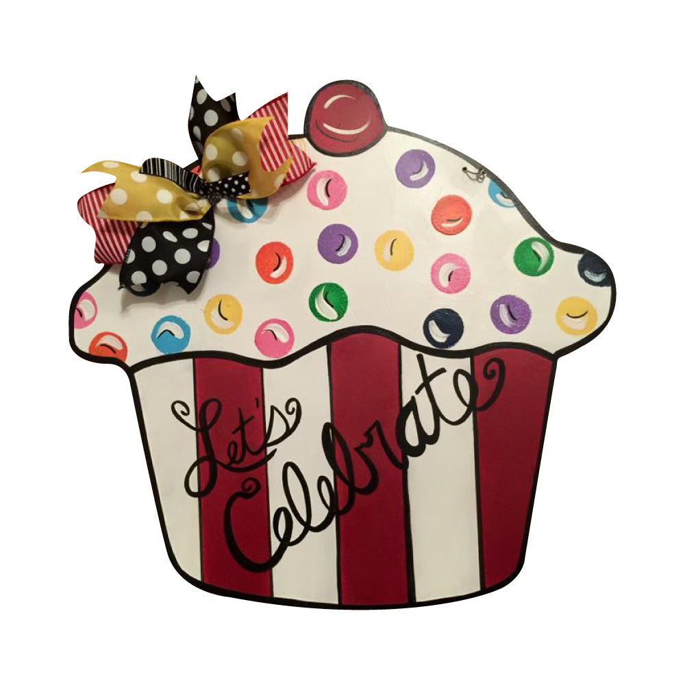 Basic Shape Cupcake MDF Cutout Cupcake Silhouette - Unfinished For DIY