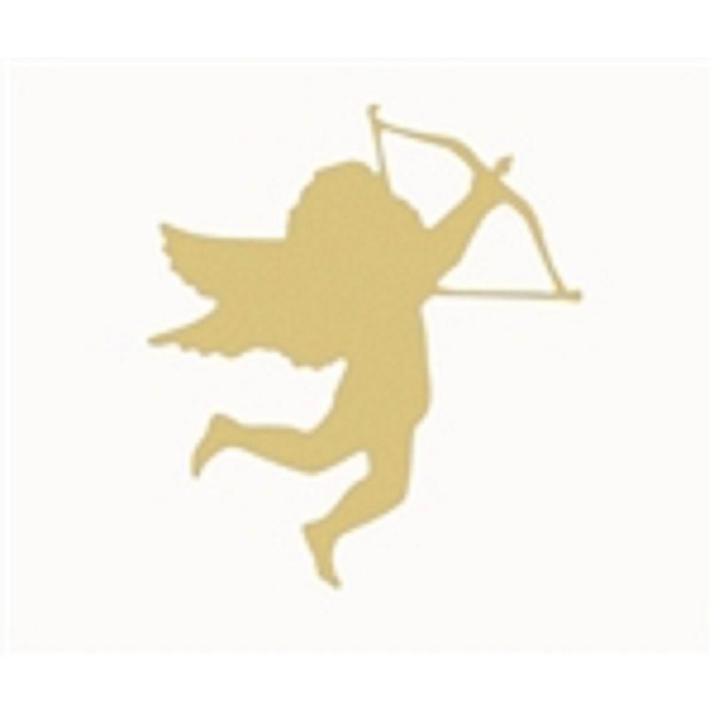 Basic Shape Cupid MDF Cutout Bow And Arrow Silhouette - Unfinished For DIY