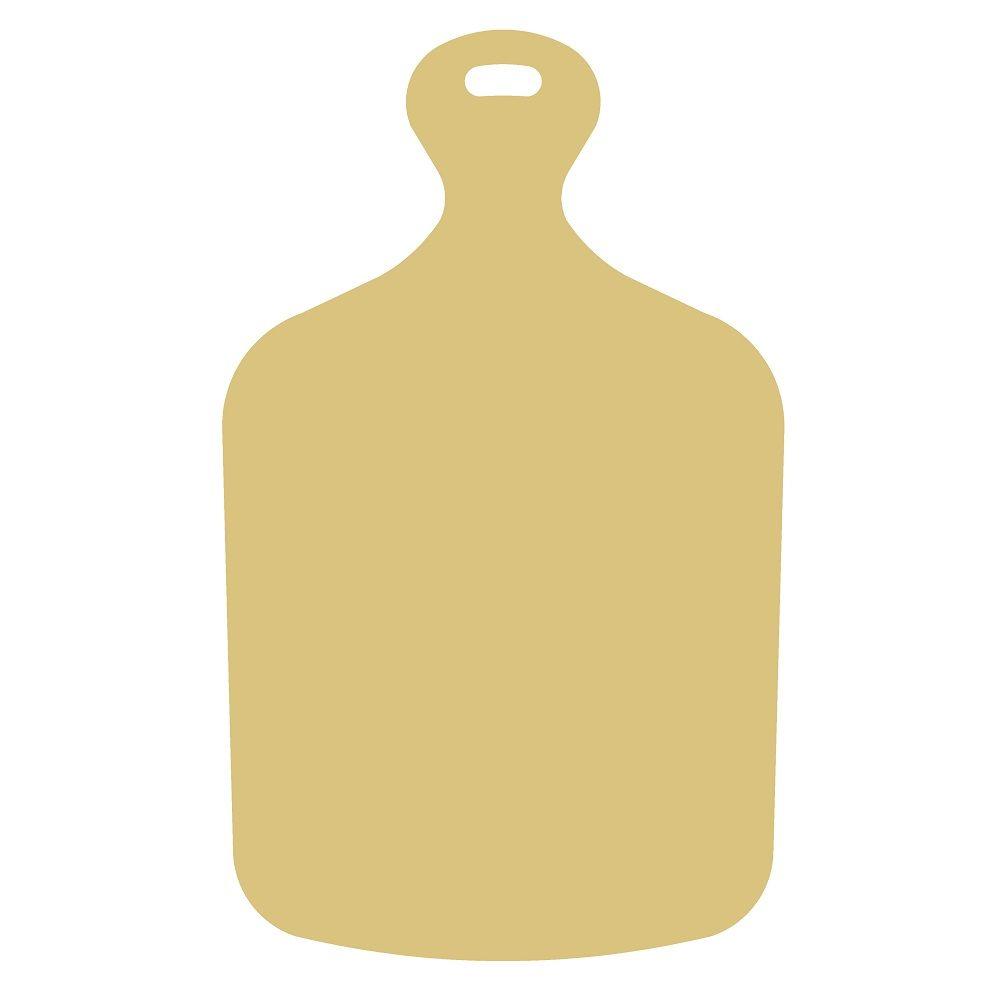 Basic Shape Cutting Board MDF Cutout Silhouette Style 1 - Unfinished For DIY