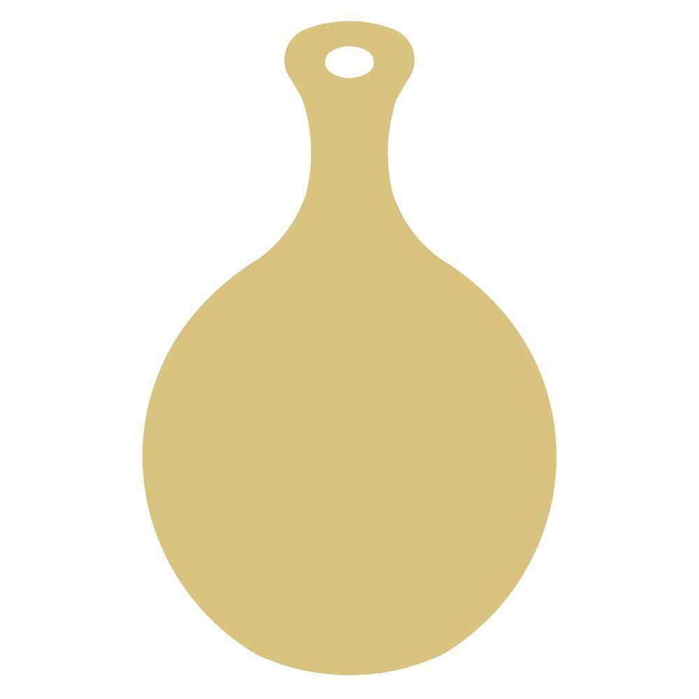 Basic Shape Cutting Board MDF Cutout Silhouette Style 3 - Unfinished For DIY