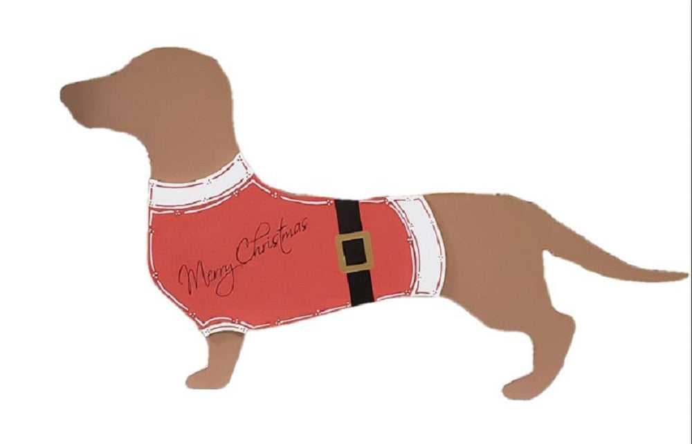 Basic Shape Dachshund MDF Cutout Silhouette - Unfinished For DIY