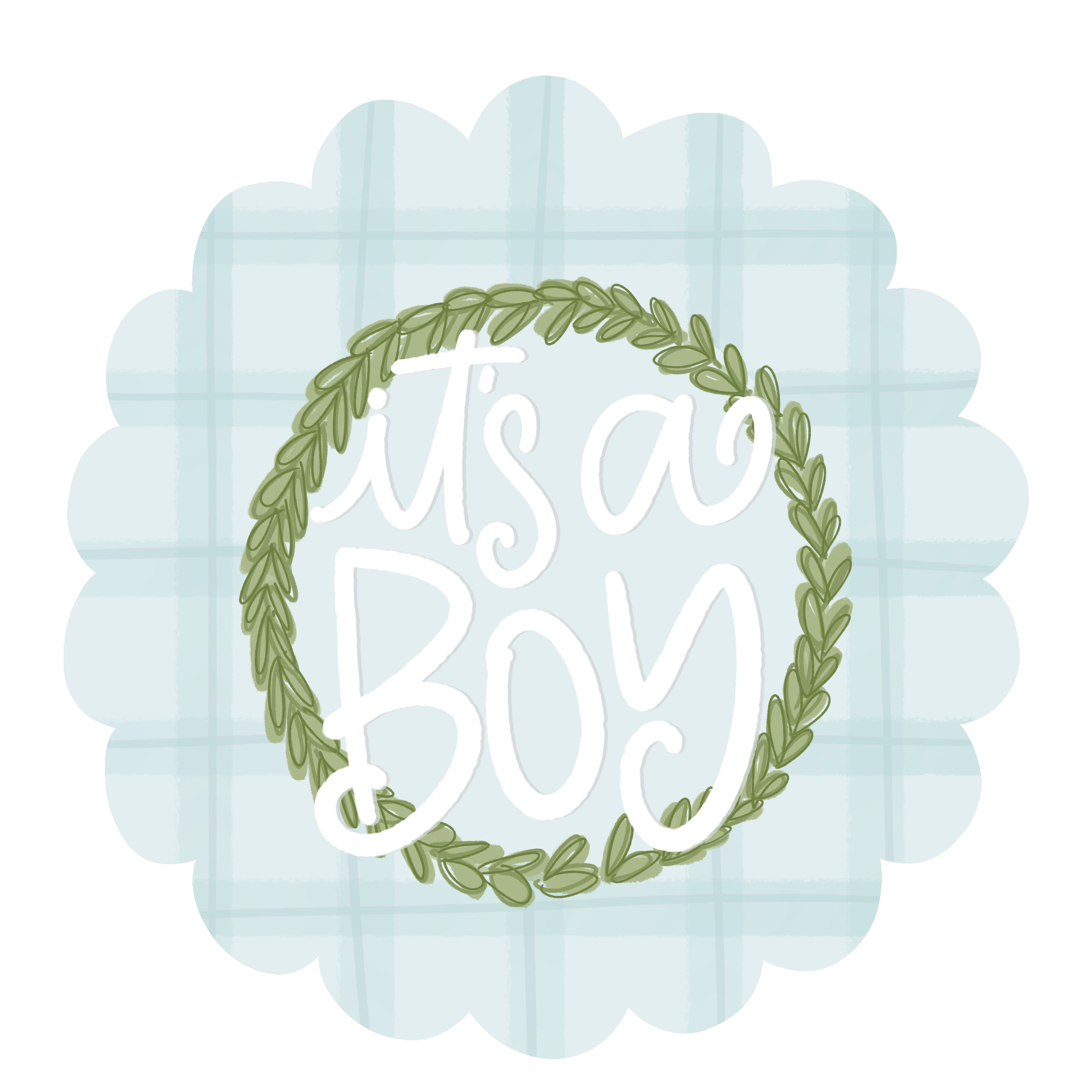 DOODLES BY REBEKAH IT'S A BOY