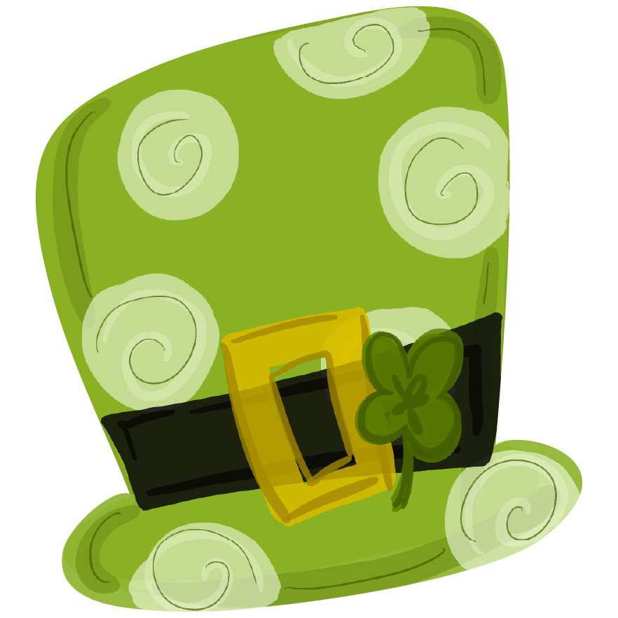 DOODLES BY REBEKAH LEPRECHAUN HAT