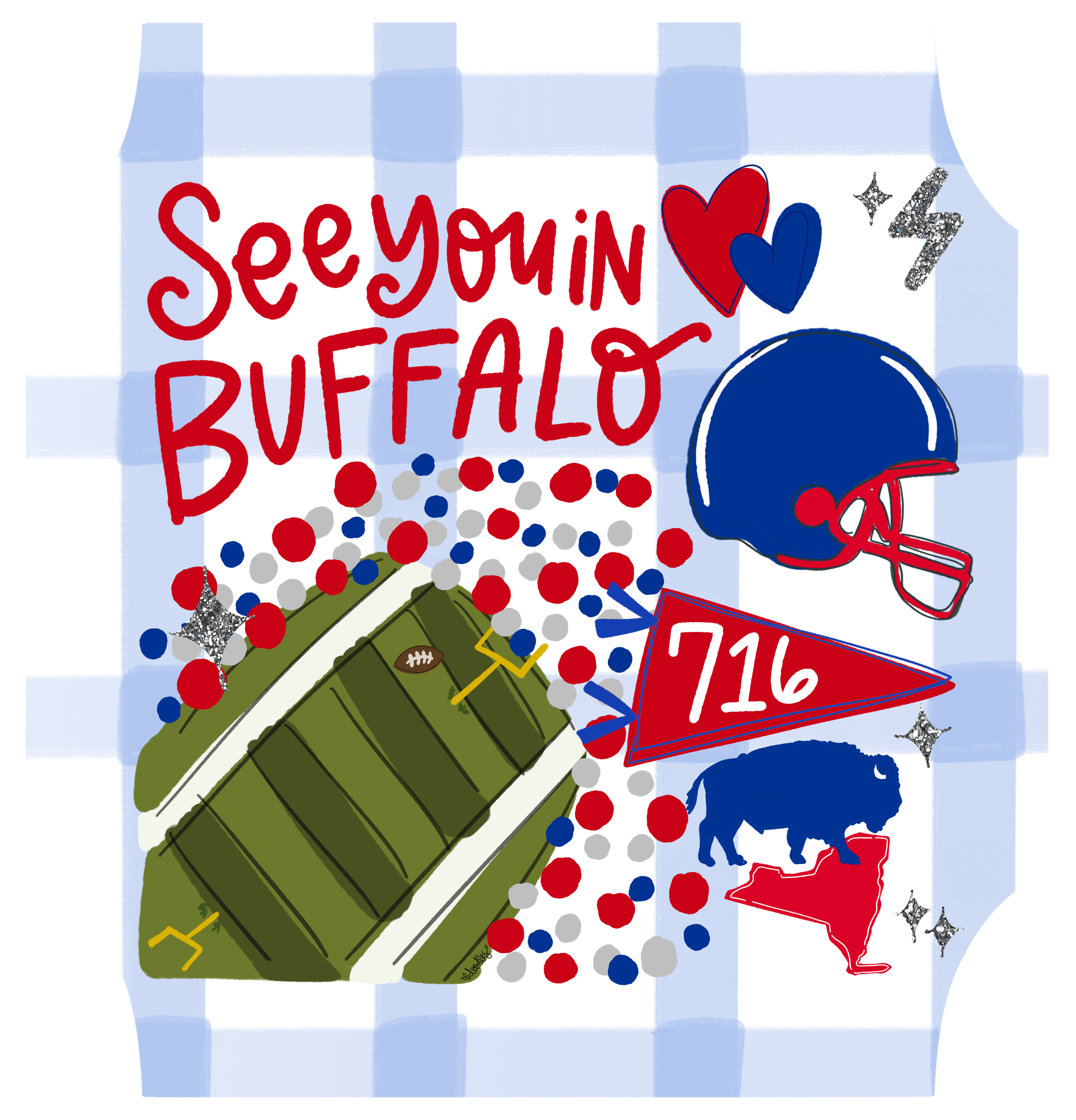 DOODLES BY REBEKAH SEE YOU IN BUFFALO