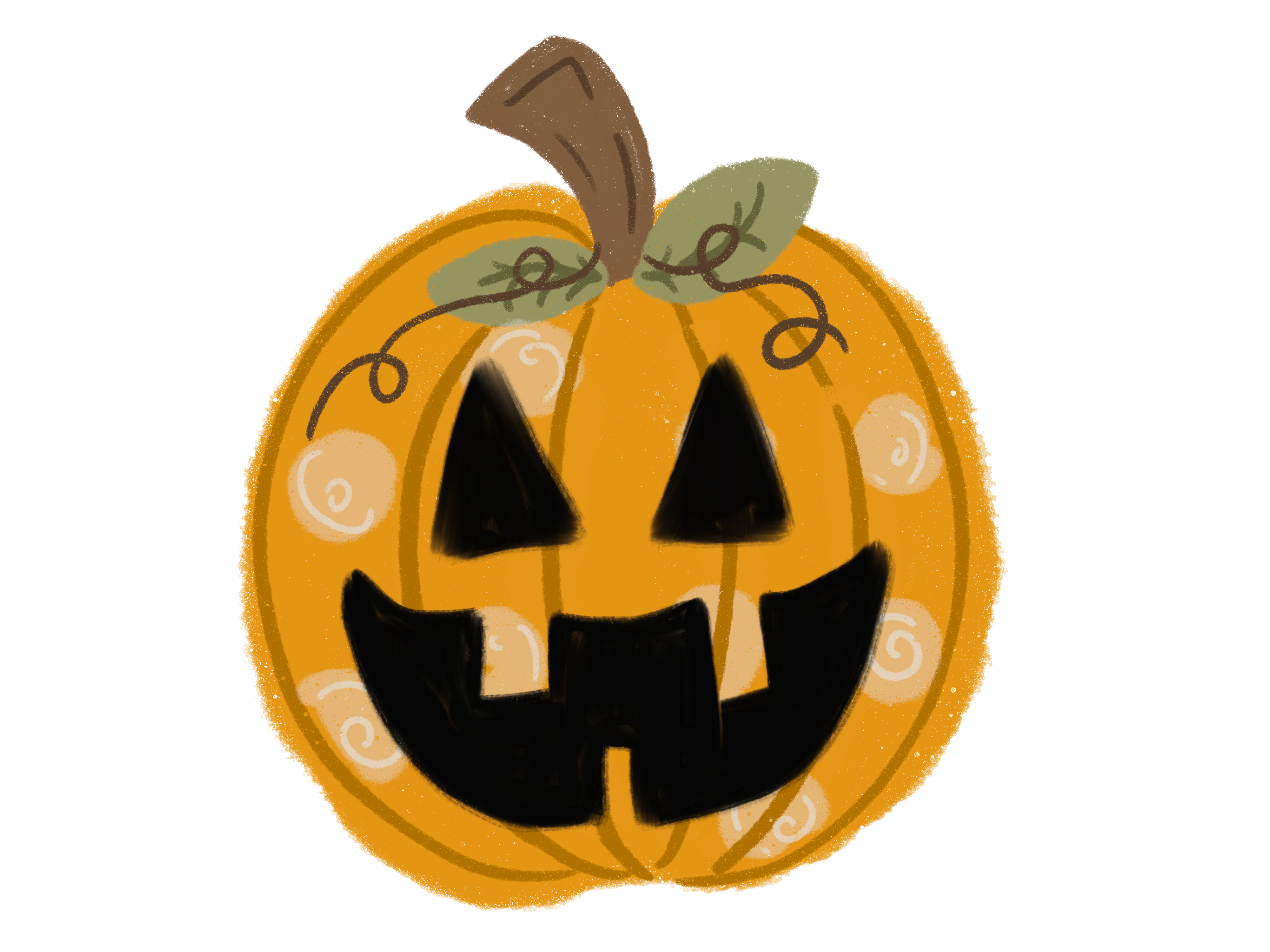 DOODLES BY REBEKAH JACK O LANTERN
