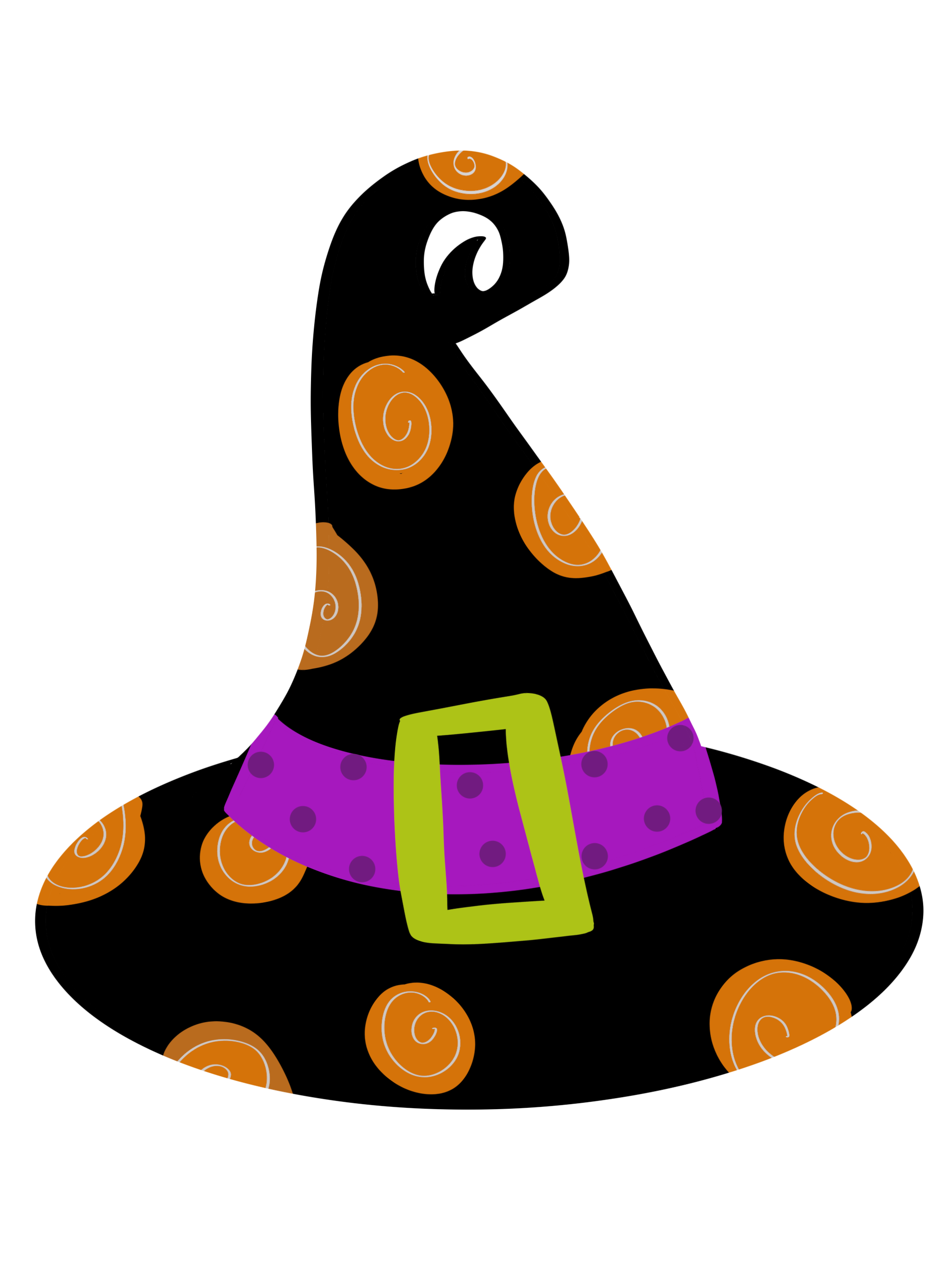 DOODLES BY REBEKAH WITCHES HAT