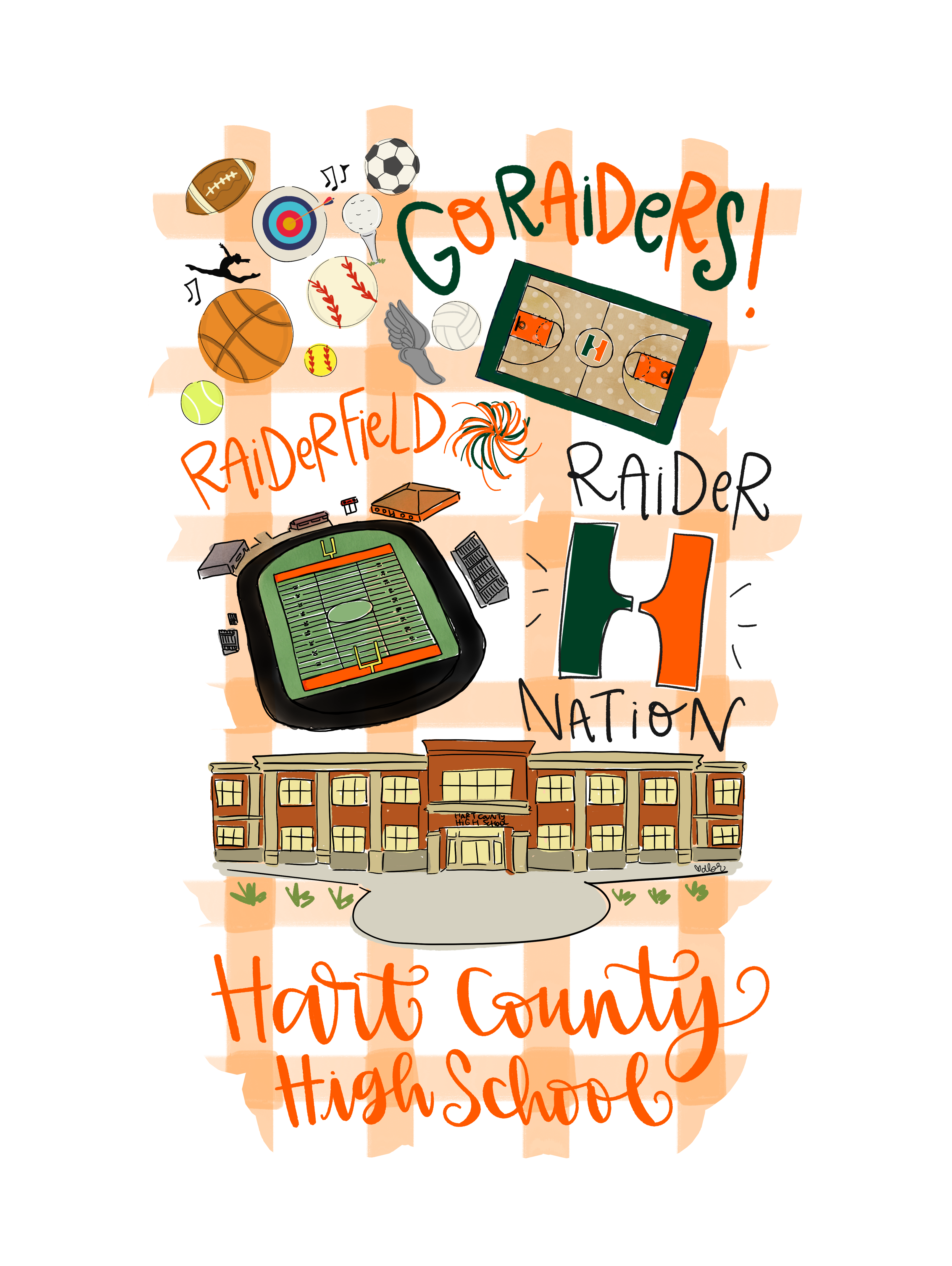 DOODLES BY REBEKAH HART COUNTY HIGH SCHOOL
