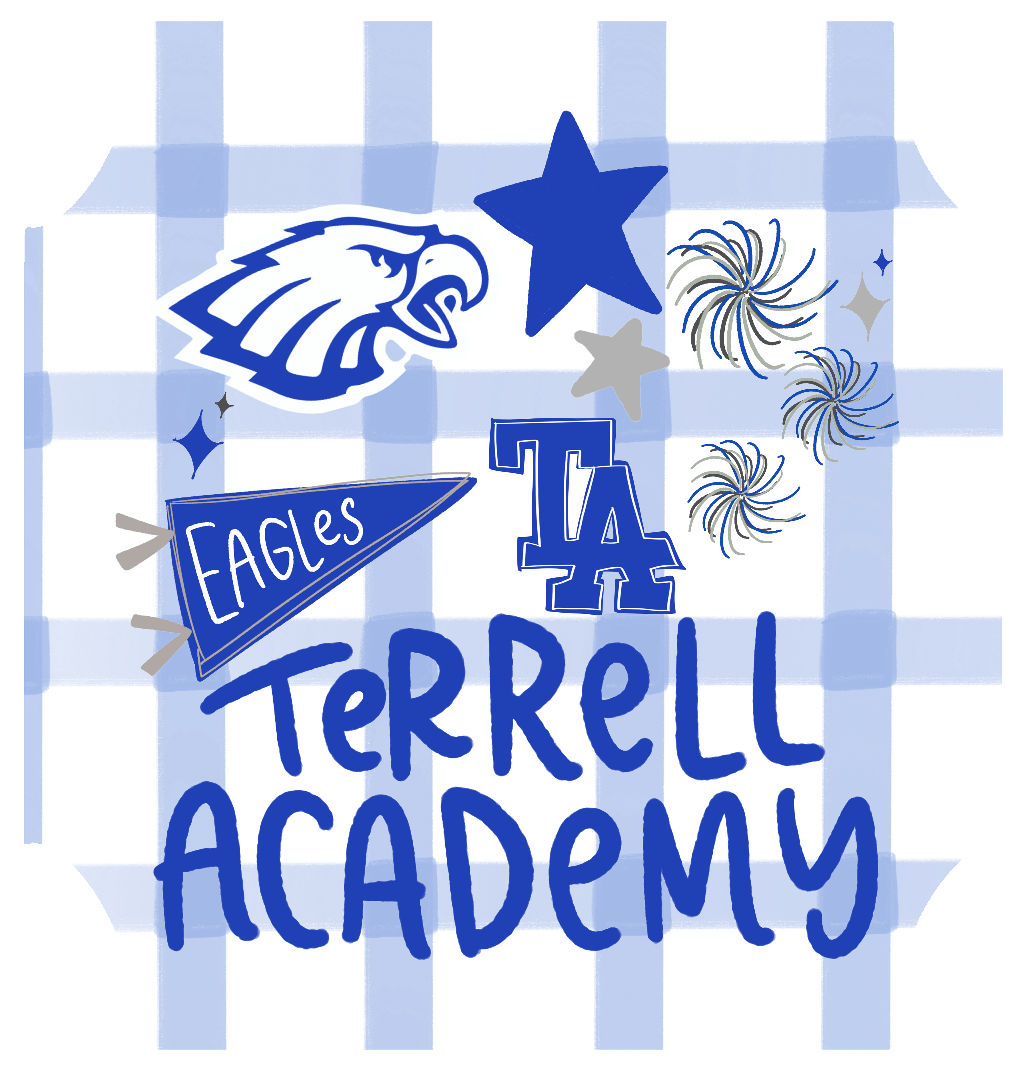 DOODLES BY REBEKAH TERRELL ACADEMY EAGLES