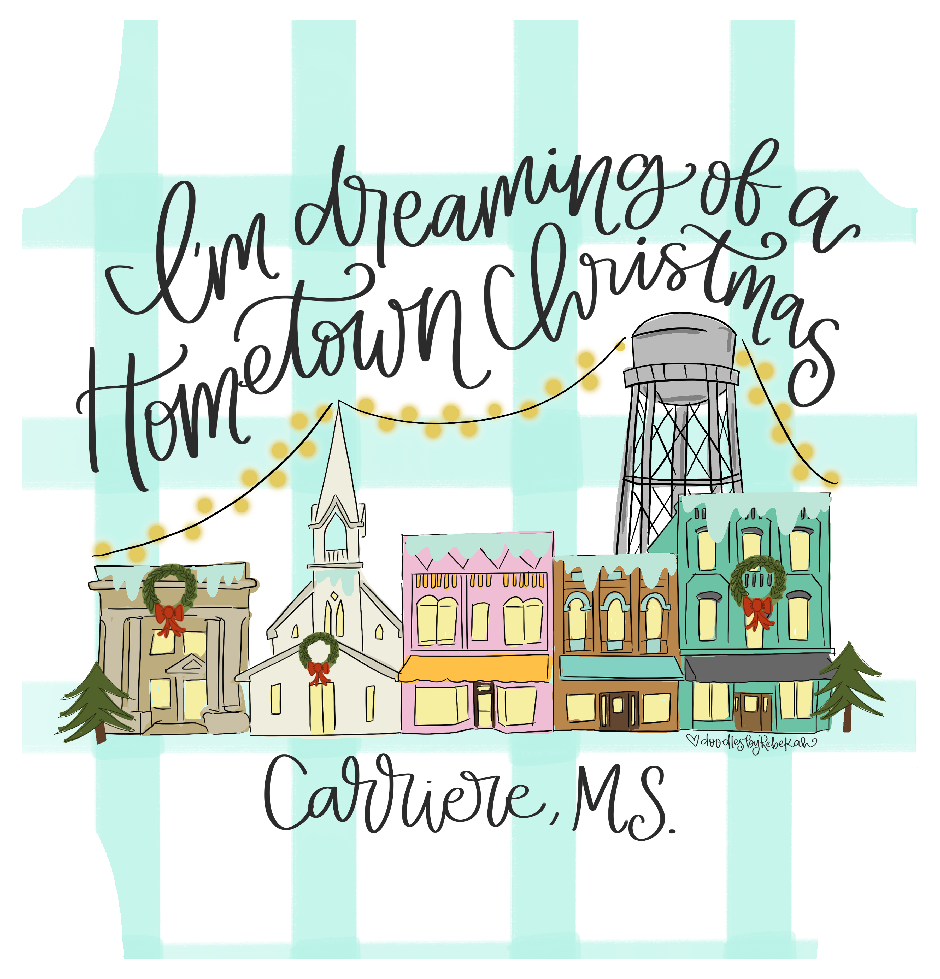 DOODLES BY REBEKAH CARRIERE MS CHRISTMAS