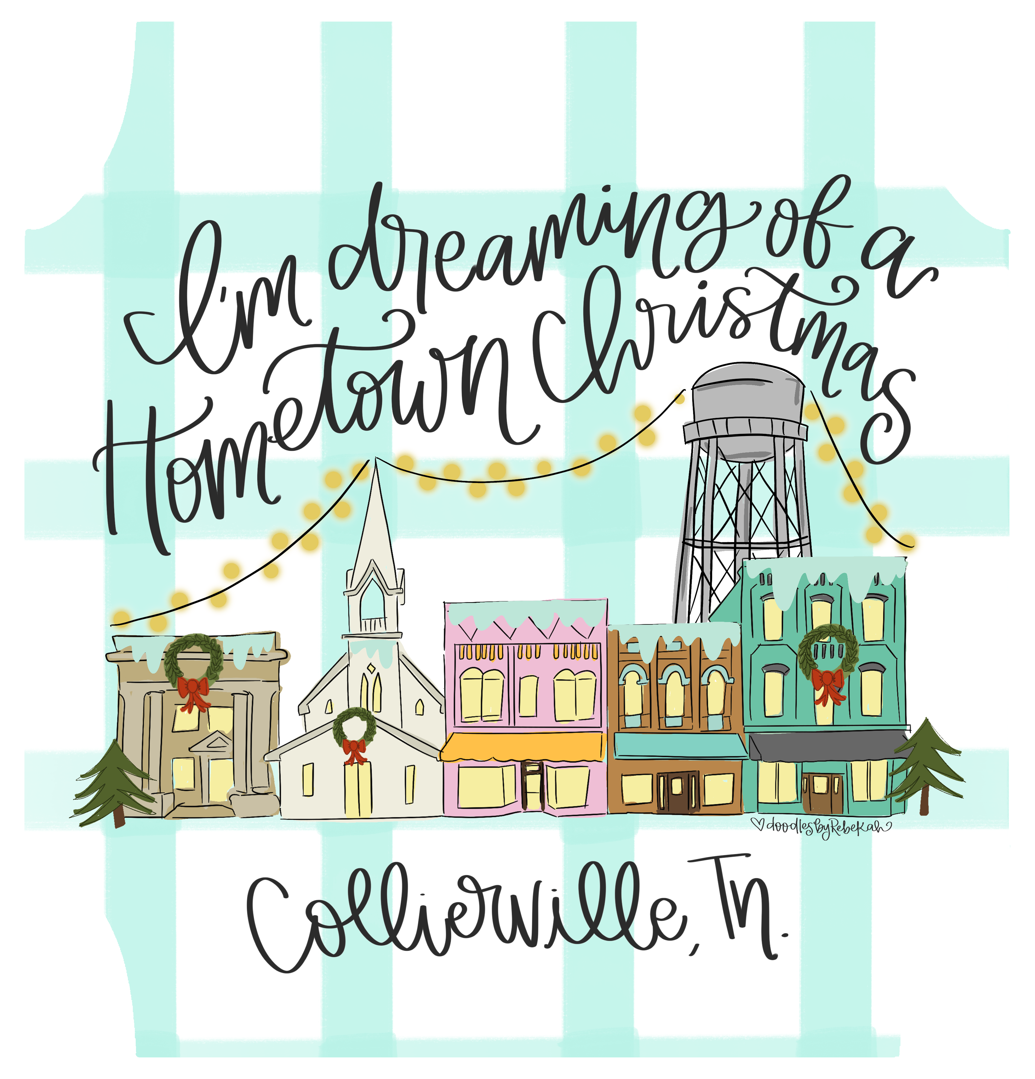 DOODLES BY REBEKAH COLLIERVILLE TN CHRISTMAS