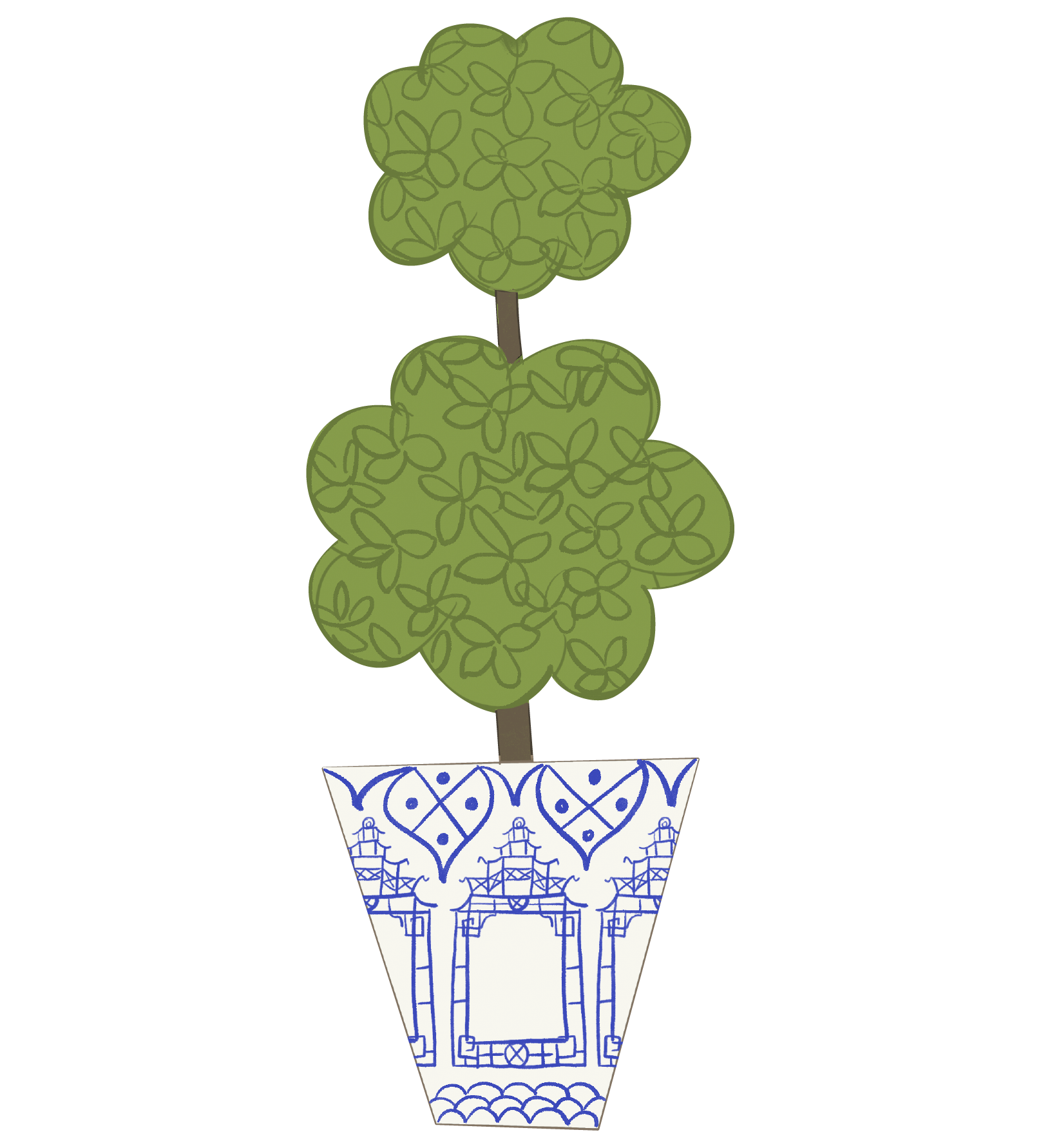 DOODLES BY REBEKAH BUSH IN PLANTER