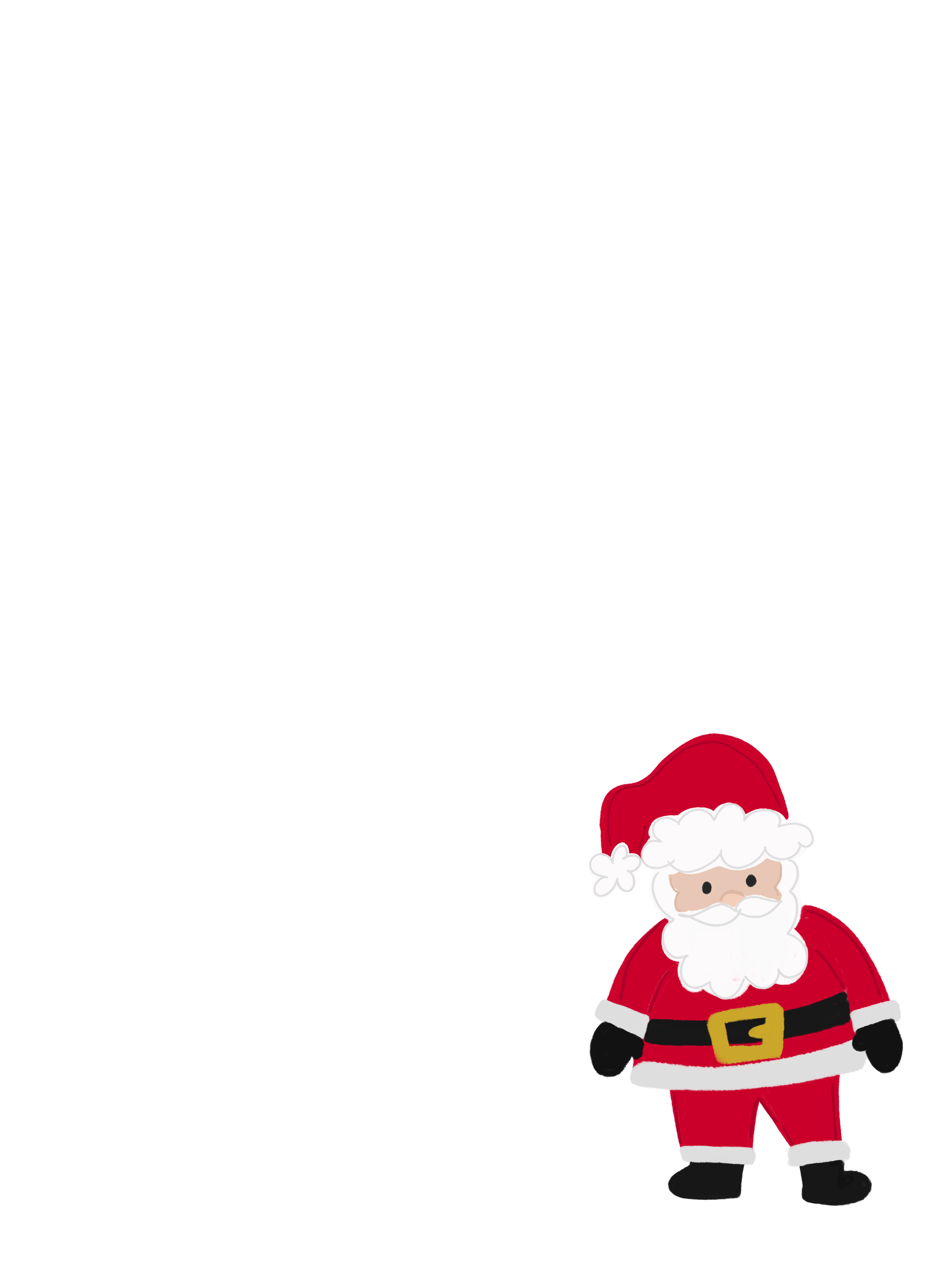 DOODLES BY REBEKAH MERRY EVERYTHING SANTA
