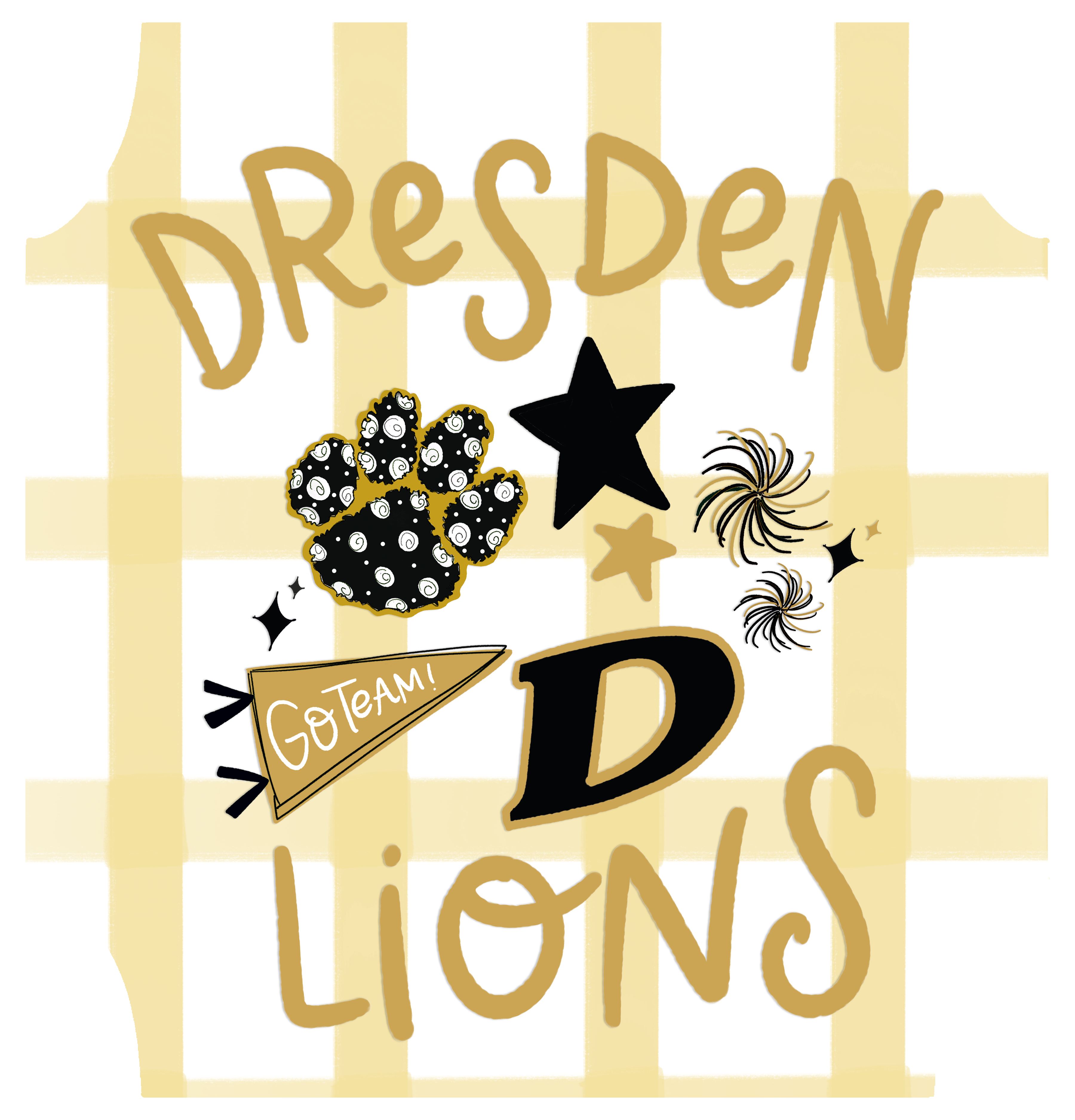 DOODLES BY REBEKAH DRESDEN LIONS