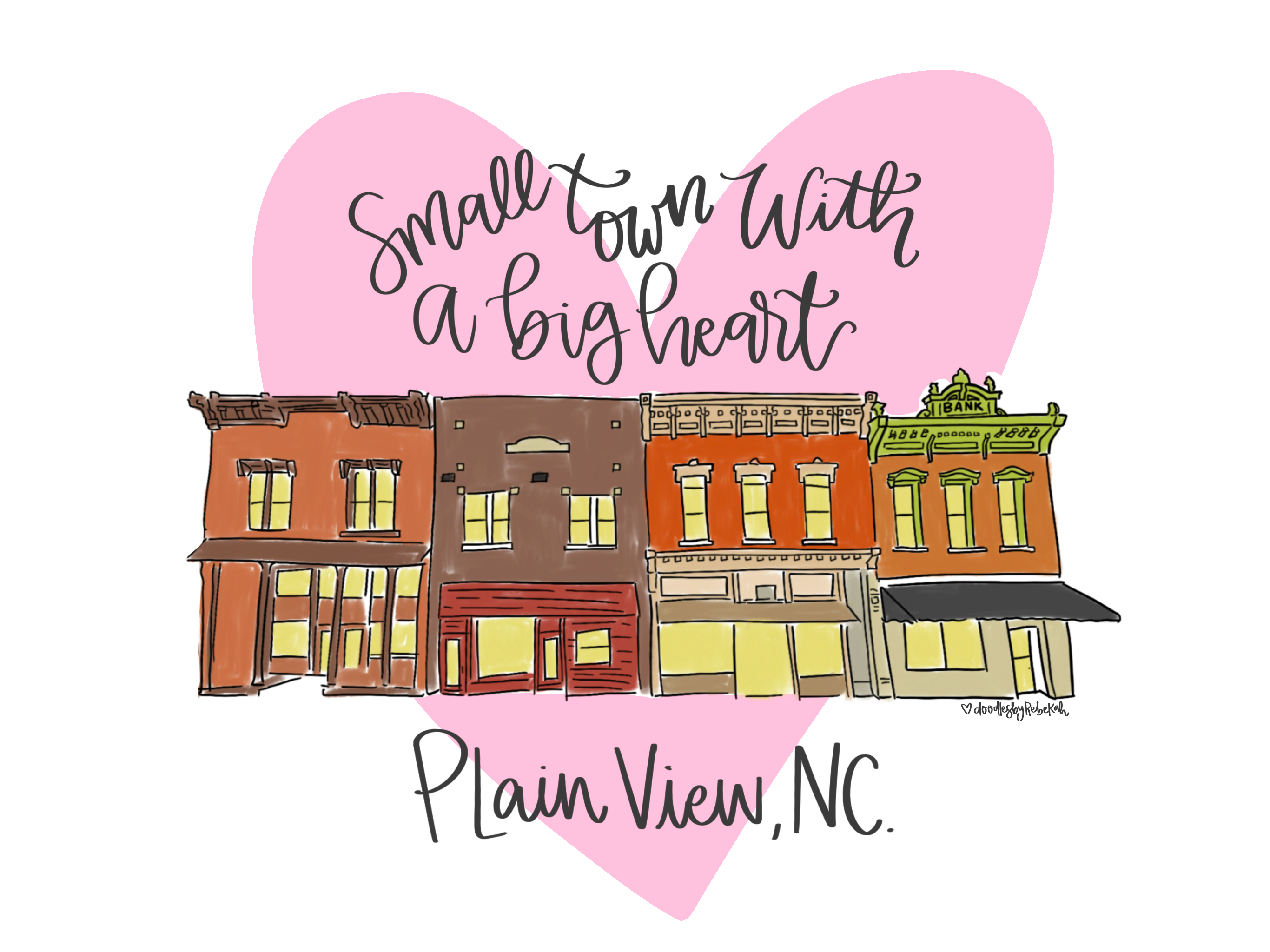 DOODLES BY REBEKAH SMALL TOWN PLAIN VIEW NC