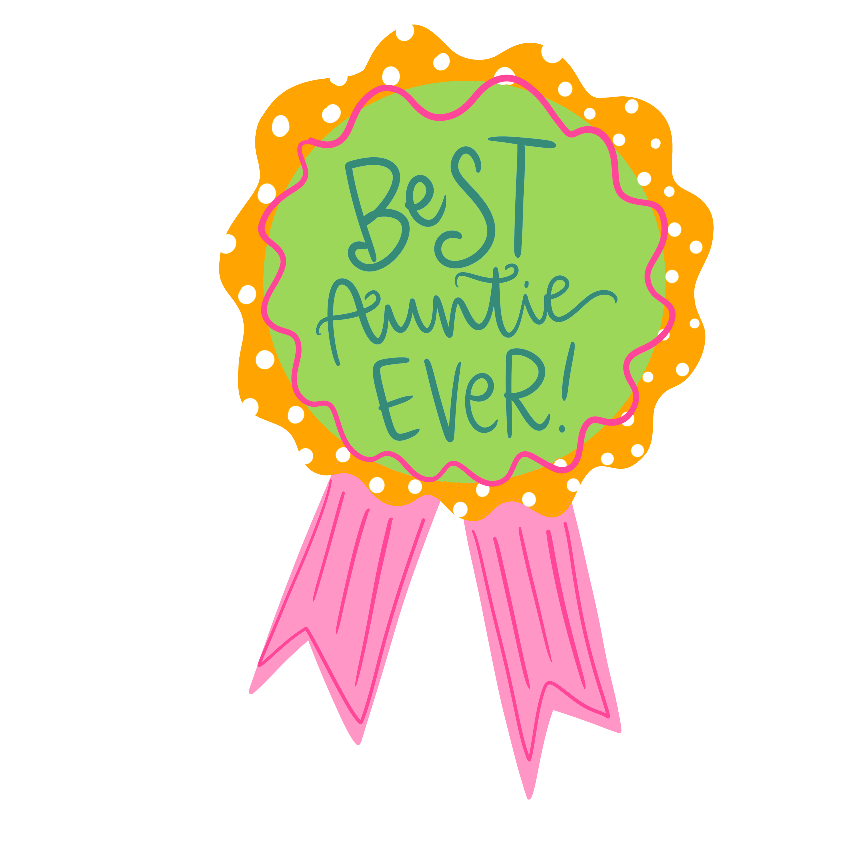 DOODLES BY REBEKAH BEST AUNTIE EVER