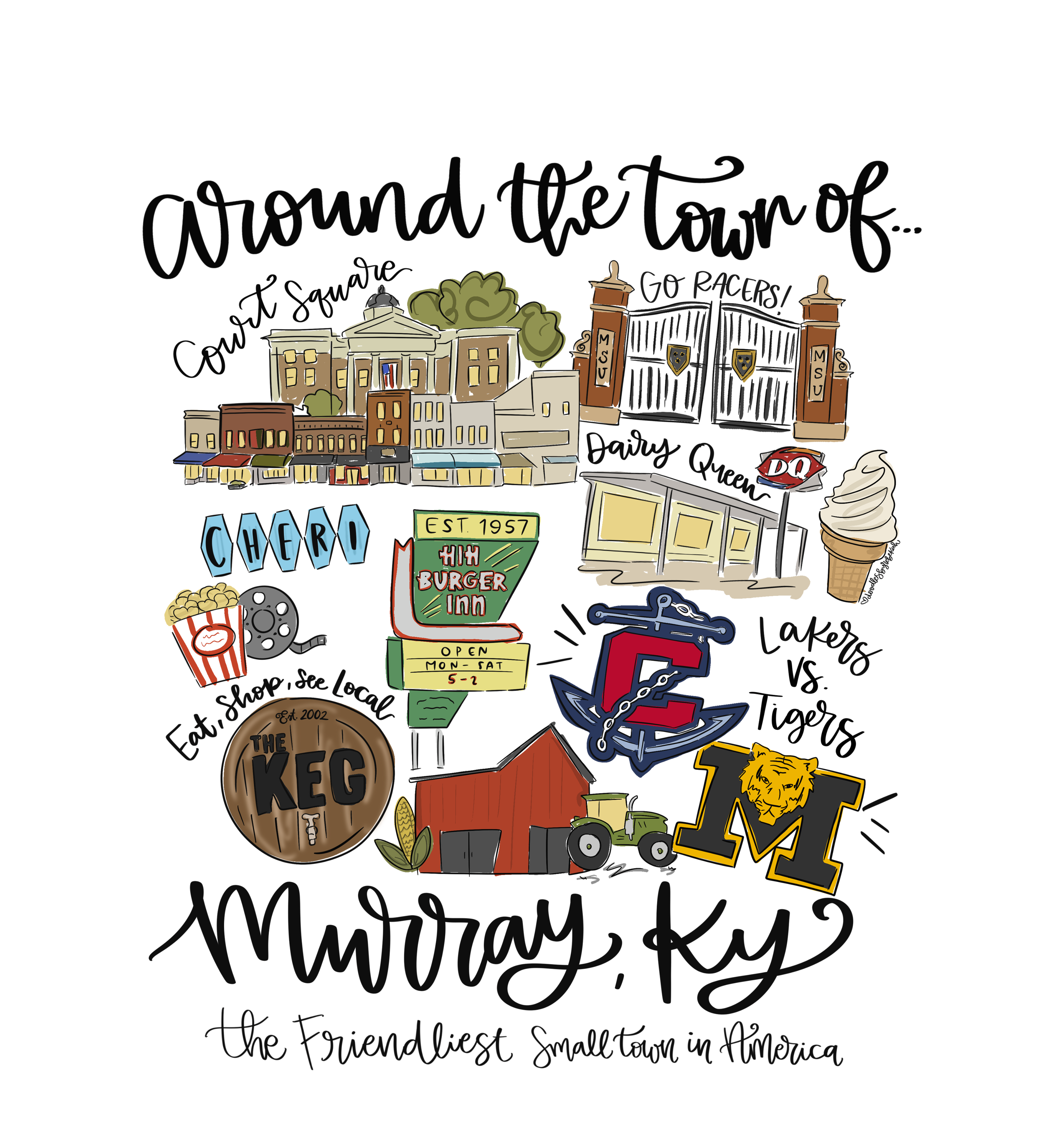 DOODLES BY REBEKAH AROUND MURRAY KY