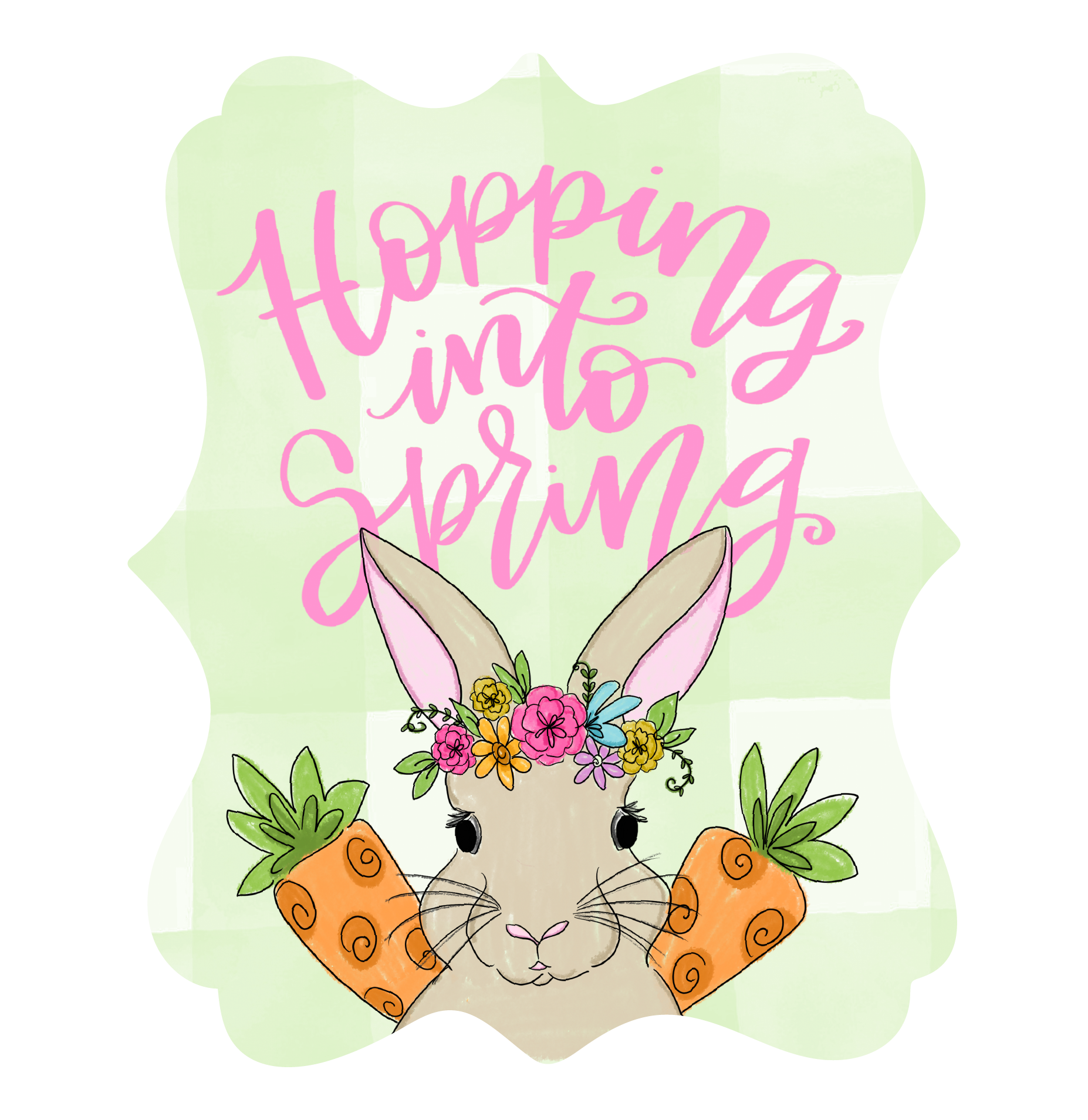 DOODLES BY REBEKAH HOPPING INTO SPRING
