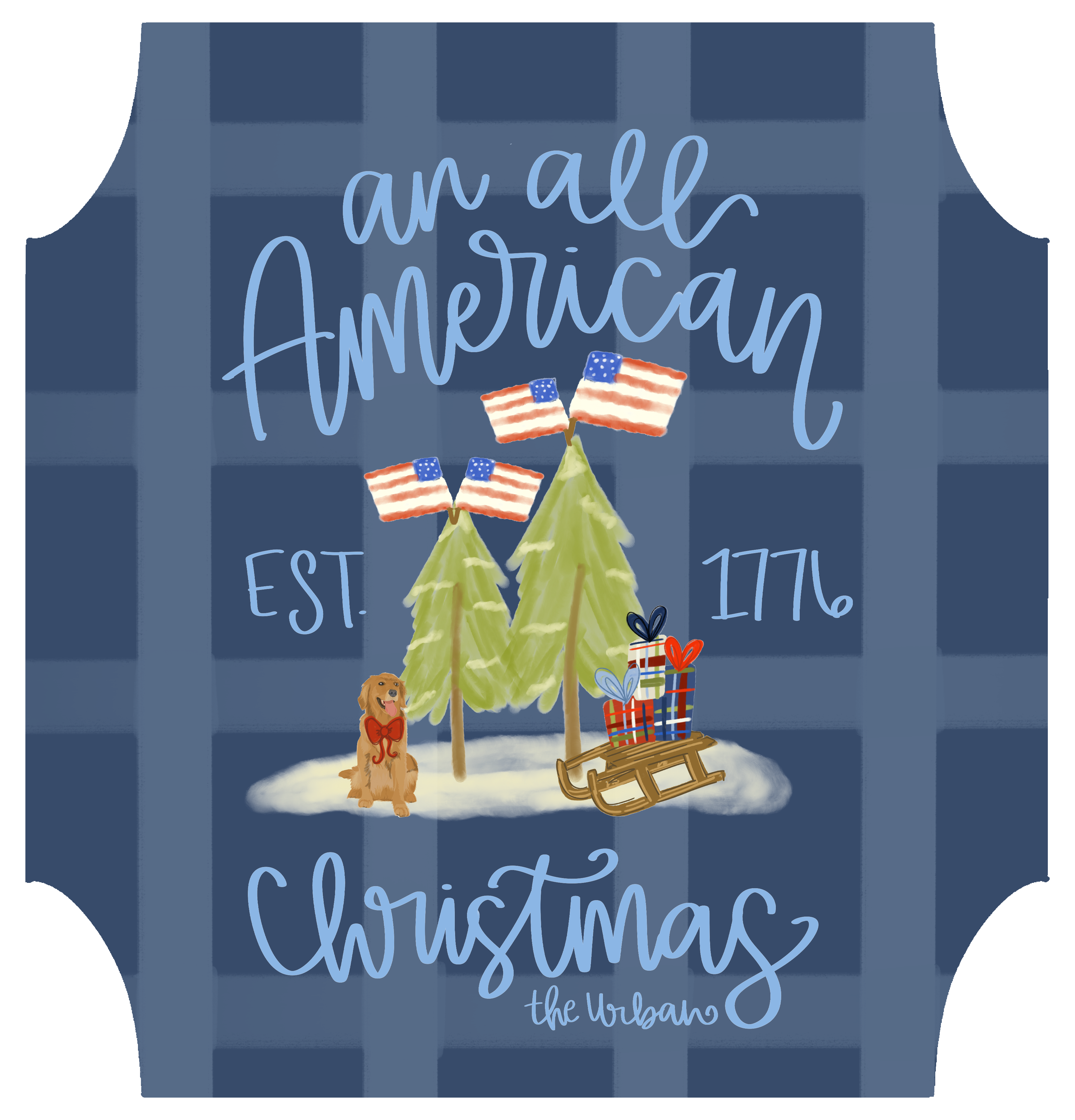 DOODLES BY REBEKAH ALL AMERICAN CHRISTMAS