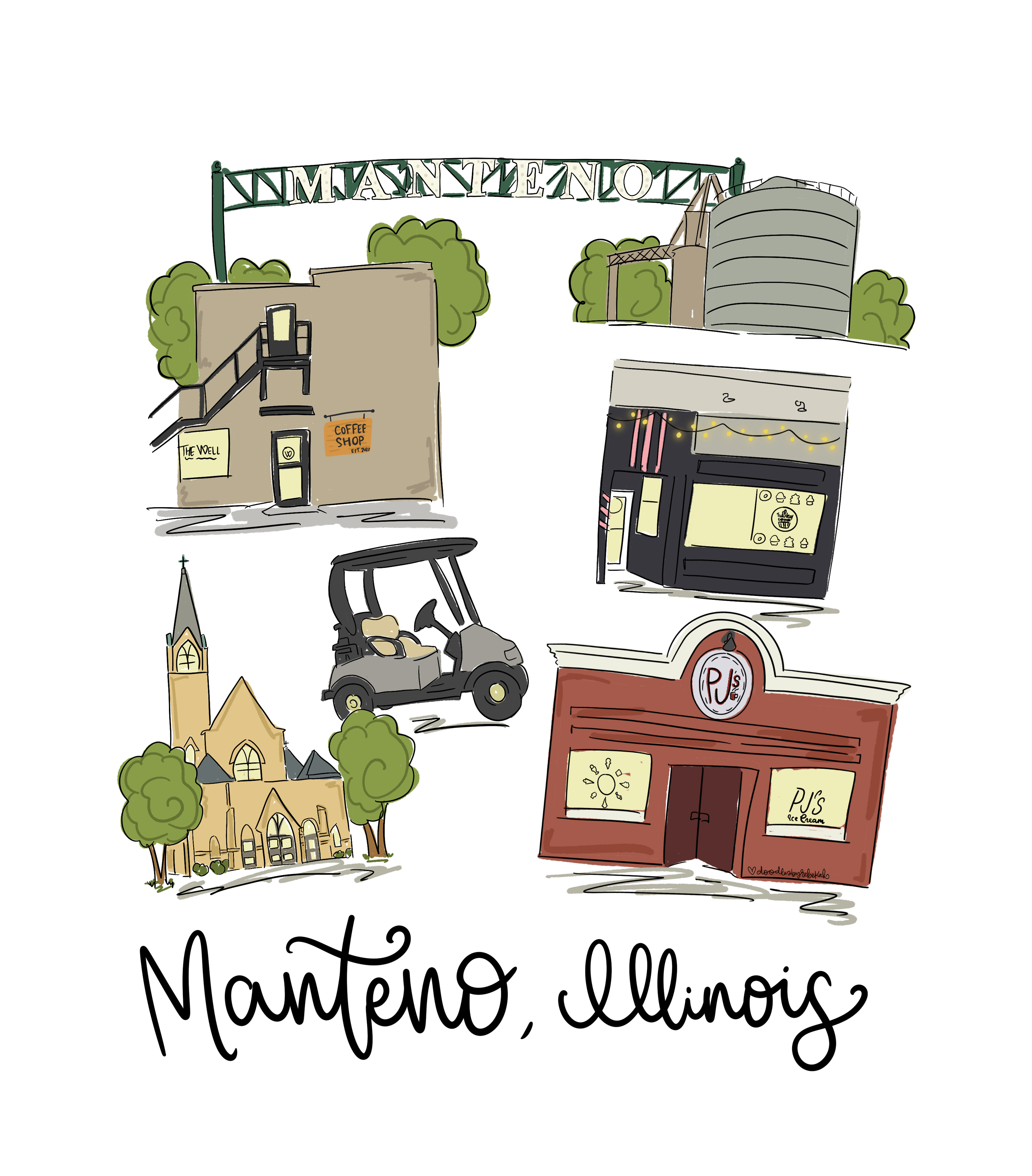 DOODLES BY REBEKAH MANTENO IL