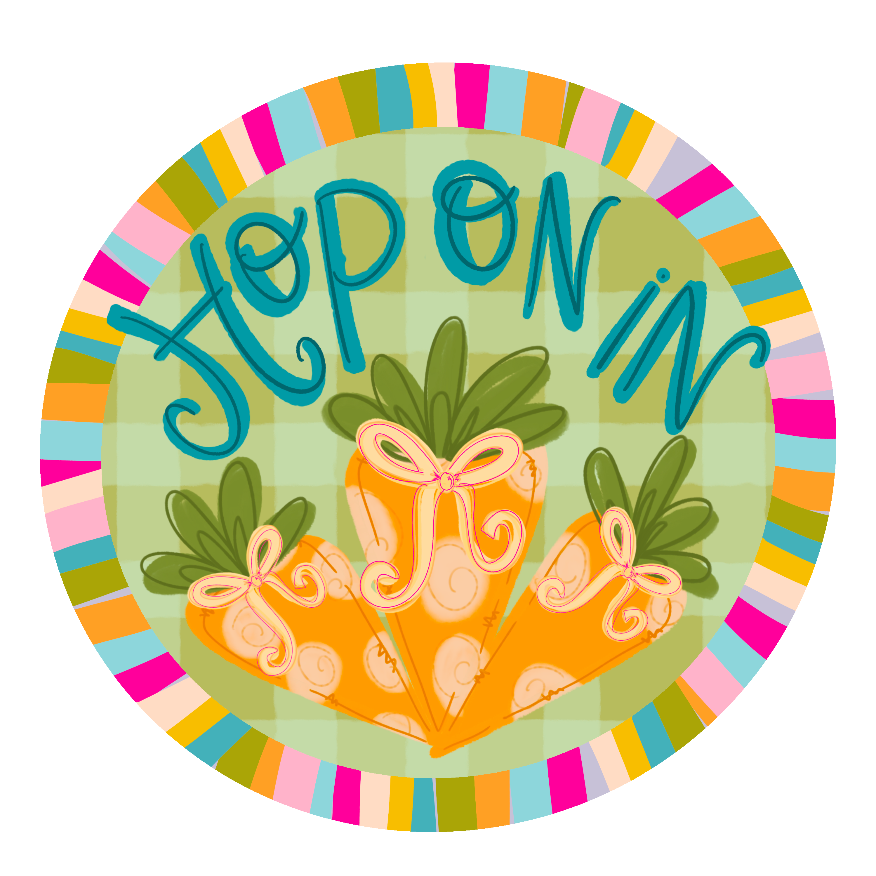 DOODLES BY REBEKAH HOP ON IN