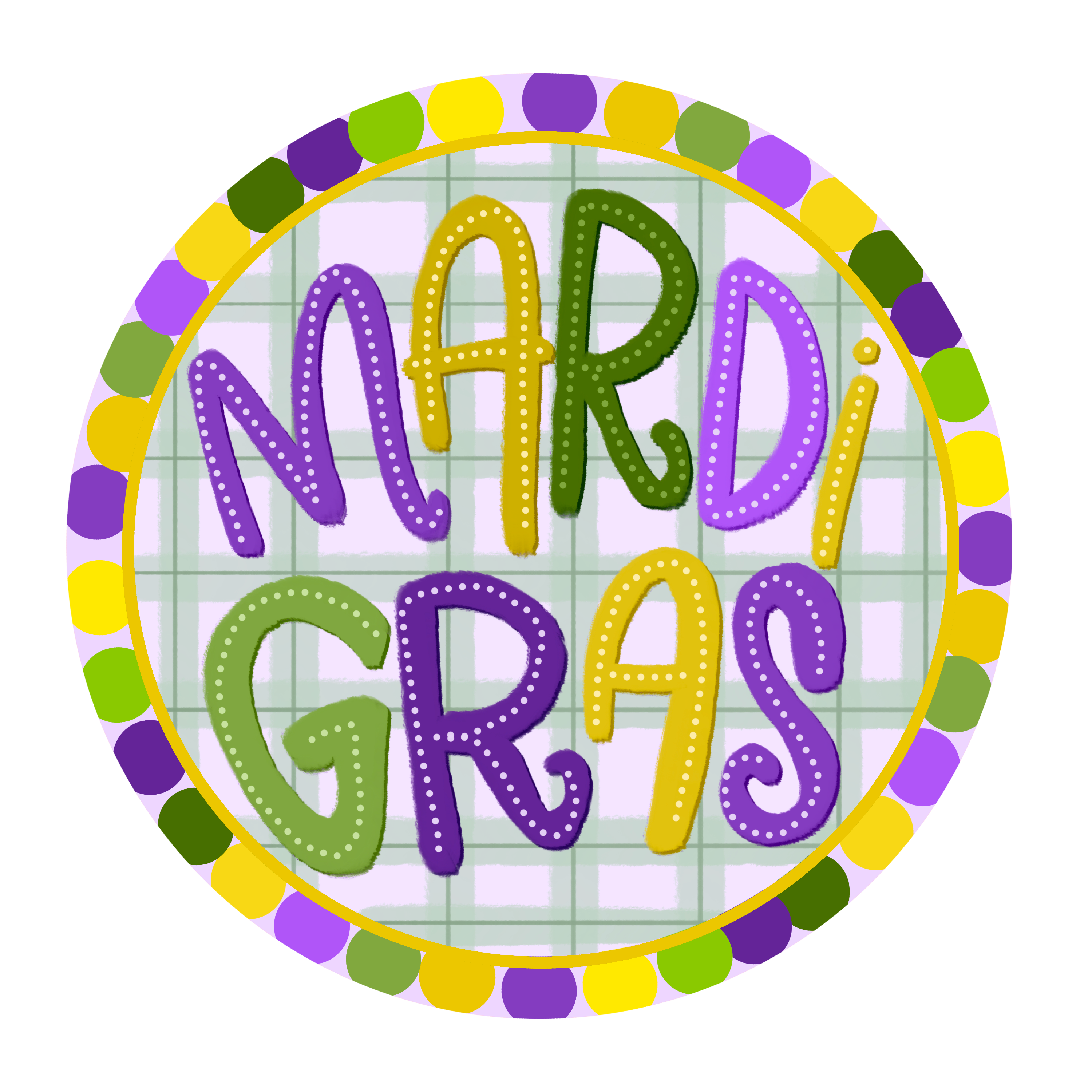 DOODLES BY REBEKAH MARDI GRAS