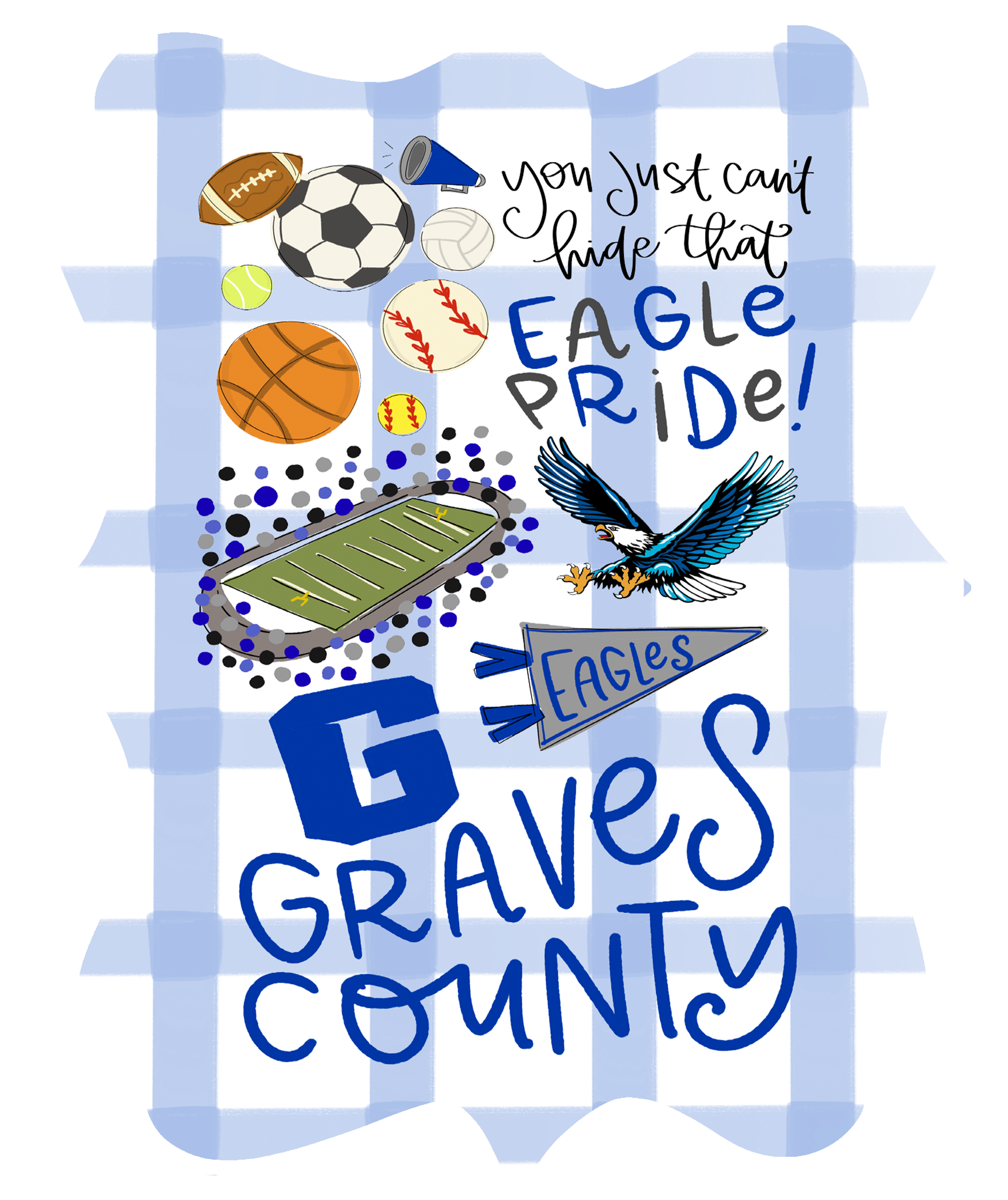 DOODLES BY REBEKAH GRAVES CO EAGLES