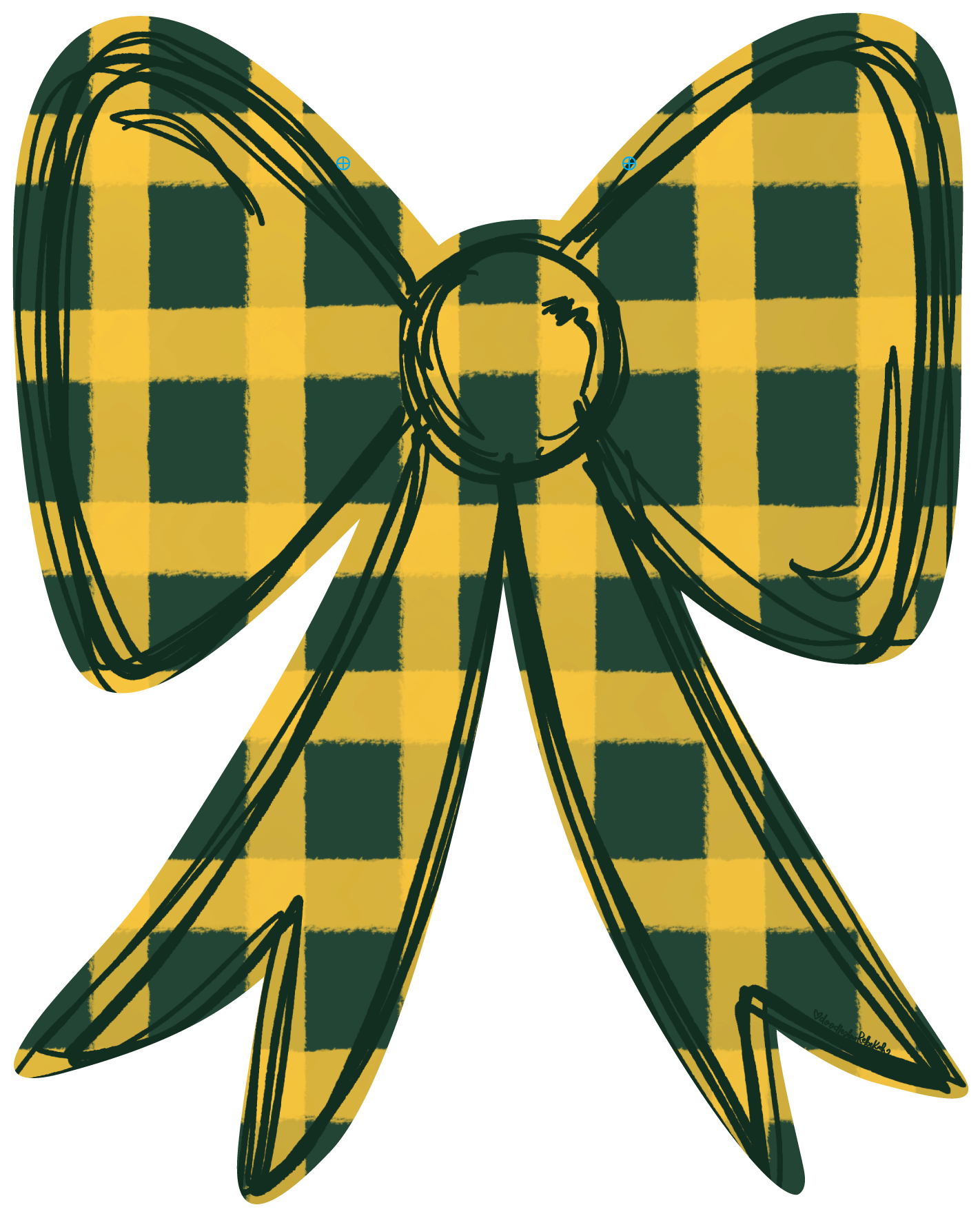 DOODLES BY REBEKAH GOLD AND GREEN BOW