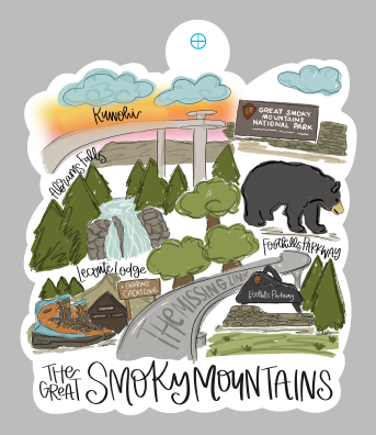 DOODLES BY REBEKAH IN THE GREAT SMOKY MOUNTAINS
