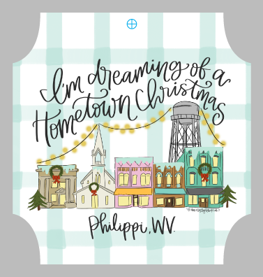 DOODLES BY REBEKAH IN IM DREAMING OF A HOMETOWN CHRISTMAS PILIPPI WV