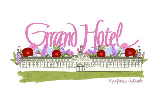 DOODLES BY REBEKAH MACKINAC ISLAND GRAND HOTEL