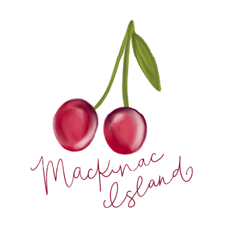 DOODLES BY REBEKAH MACKINAC ISLAND CHERRY