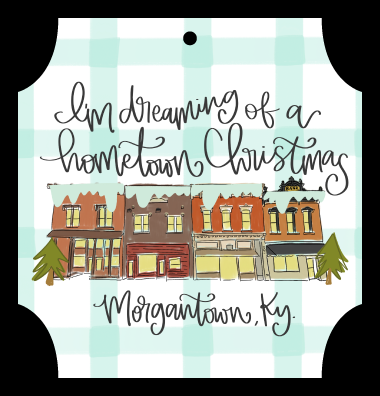 DOODLES BY REBEKAH I'M DREAMING OF A HOMETOWN CHRISTMAS MORGANTOWN, KY