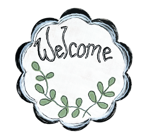 ALICIA MILAM CIRCLE WELCOME PLAQUE