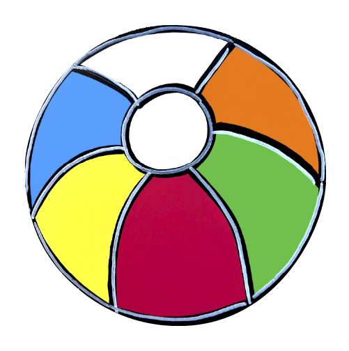 ALICIA MILAM COLORFUL BEACHBALL