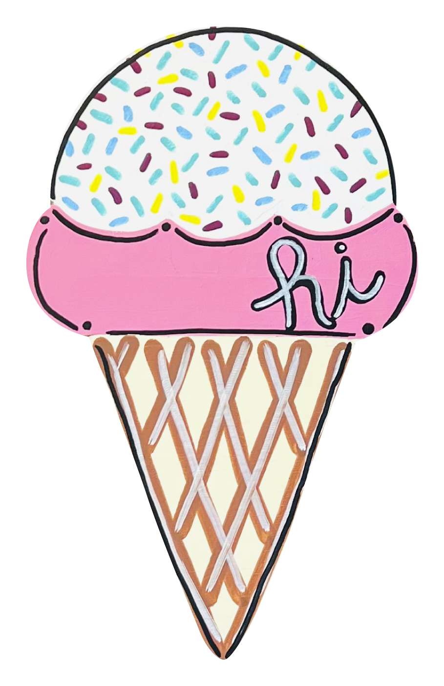 ALICIA MILAM HI ICE CREAM CONE