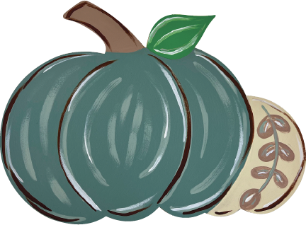 ALICIA MILAM BLUE GRAY PUMPKIN